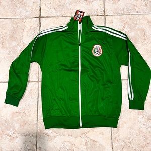 Beautiful, brand new excellent quality Mexico men soccer jacket size Latge